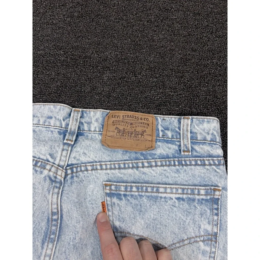 Vintage Levis 505 Jeans Mens Fits 38x32 (Fits 36x31)‎ USA Made 80s Orange Tab